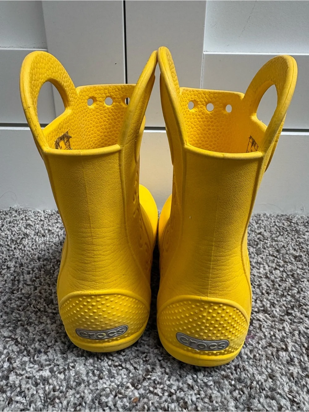 CROCS bright yellow